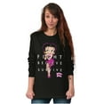 thumbnail image 1 of Betty Fight Breast Cancer Positivity Women Plus Size Long Sleeve Tee Brisco Brands 2X, 1 of 5
