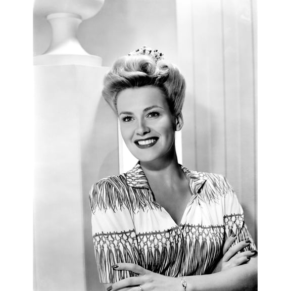 Betty Hess on a Printed Top Photo Print (8 x 10)