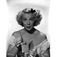 thumbnail image 1 of Betty Hutton on an Off Shoulder Dress and Holding a Paper Photo Print (8 x 10), 1 of 1