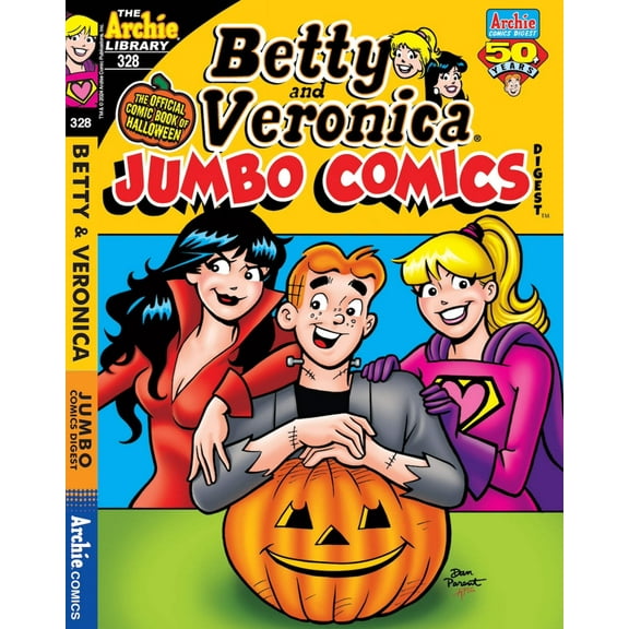 Betty And Veronica Jumbo Comics Digest - Issue 328: When Mr. Lodge Cuts Off Veronica's Allowance She Opens A Halloween Store In An Empty Wing Of Lodge Mansion  It Quickly Turns Into A Scary Situation