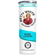Betty White Hard Seltzer , 7 Colors, Flipping the , The Golden Girls, Betty White Fan Gift, Stainless Steel Insulated with Lid and Straw - 20 Ounces (Teal)