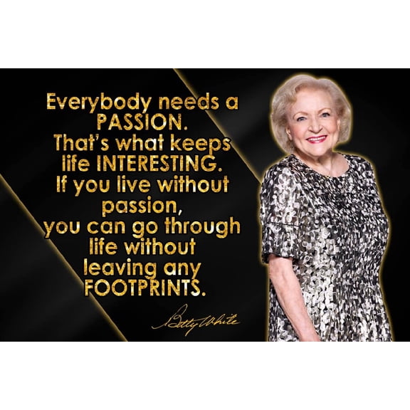 Betty White Poster Posters Legendary Women