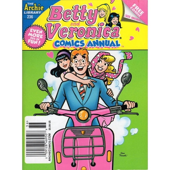 Betty and Veronica Double Digest #236 (Newsstand) VF ; Archie Comic Book