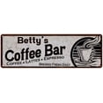 thumbnail image 1 of Betty's Coffee Bar Sign Kitchen Decor 8x24 108240007015, 1 of 1