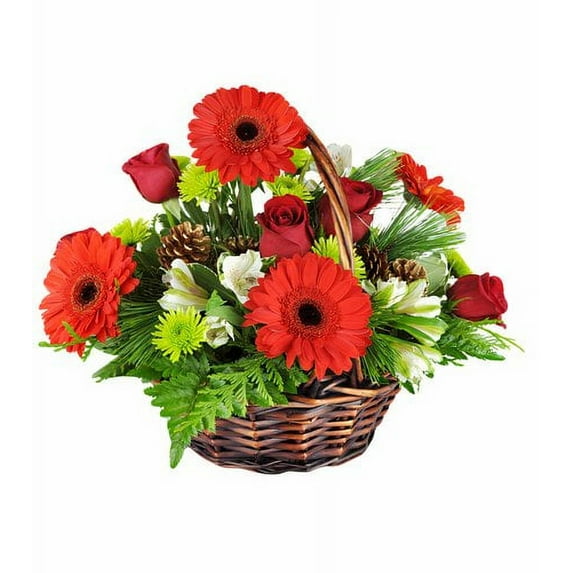 Betty's Flower Shop Basket of Christmas
