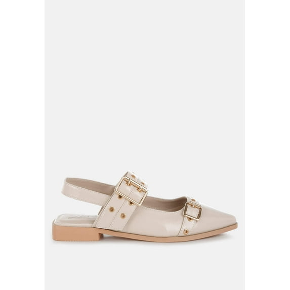 Betula Eyelets Buckle Detail Flats