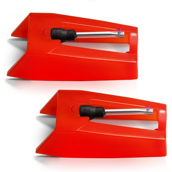 Betus Record Player Needle Replacement 2 Pack  Red Diamond Turntable Stylus Replacement Needle for Enhanced Audio  Universal Fit for Crosley, ION, Victrola, Phonographs, Boytone