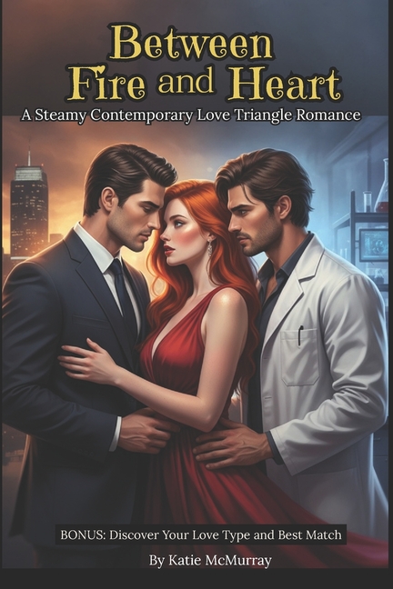 Between Fire and Heart: A Steamy Contemporary Love Triangle Romance, (Paperback)
