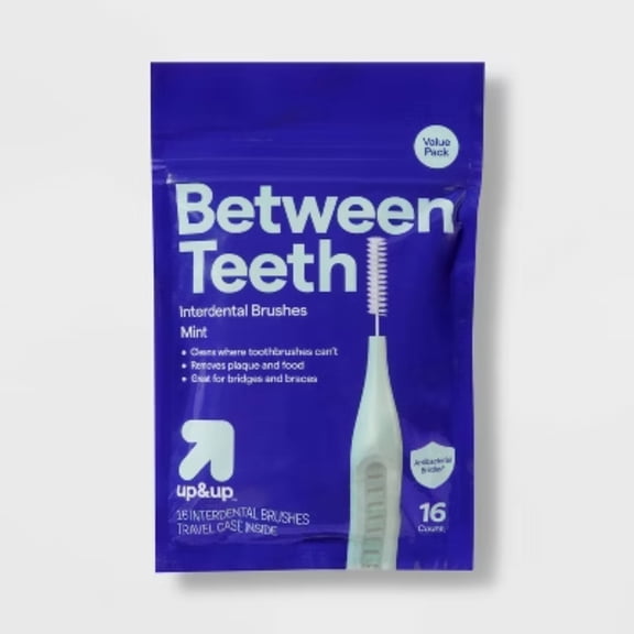 Between Teeth Interdental Brushes - Mint - Trial Size -16ct