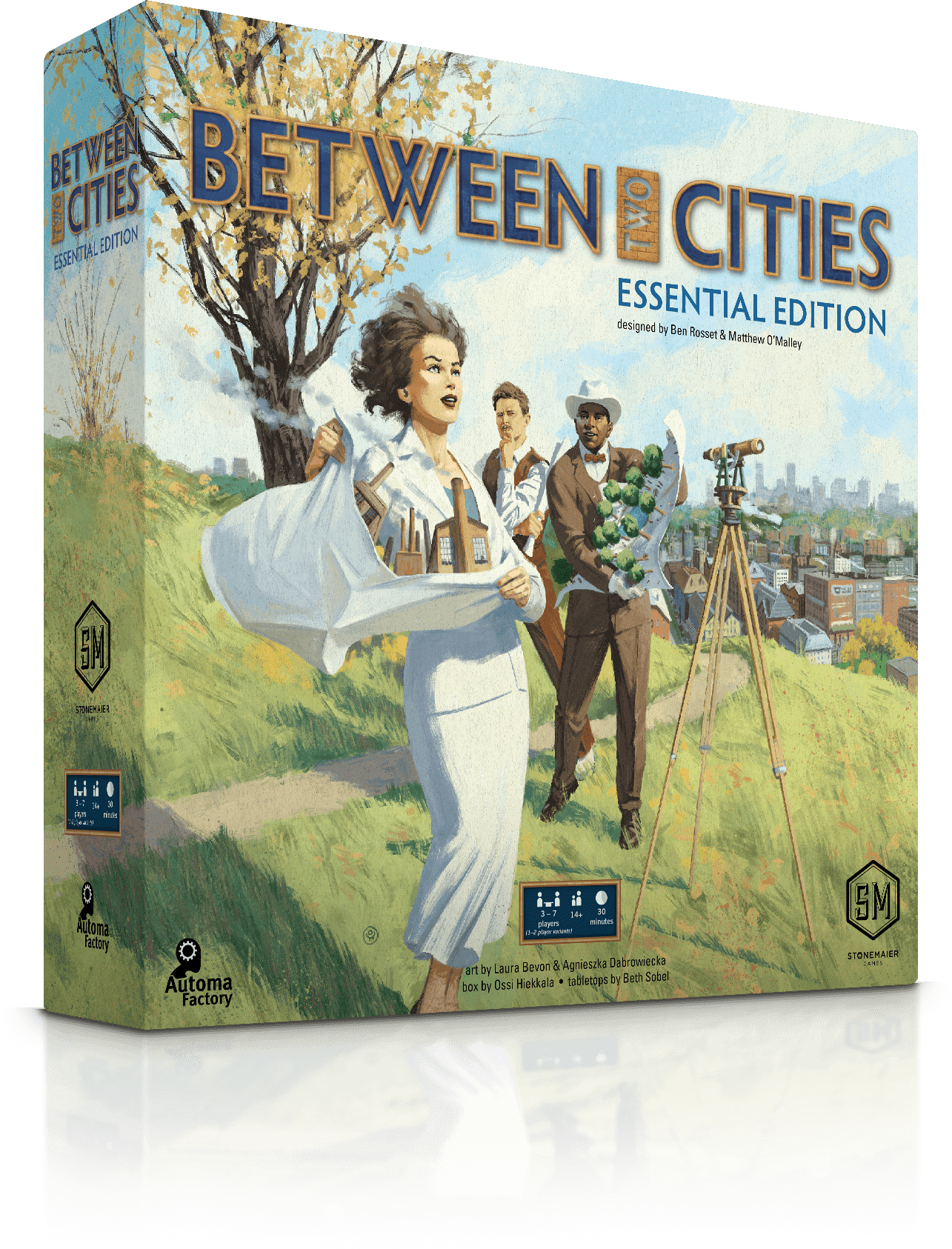 Between Two Cities by Matthew O'Malley & Ben Rosset - A Strategy Board Game from Stonemaier Games