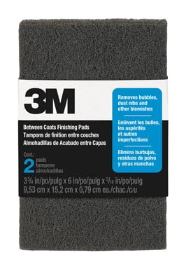3M Black Synthetic Between Coats Finishing Pads