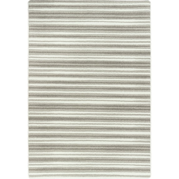 Between the Lines 3'10" x 5'4" area rug in color Linen