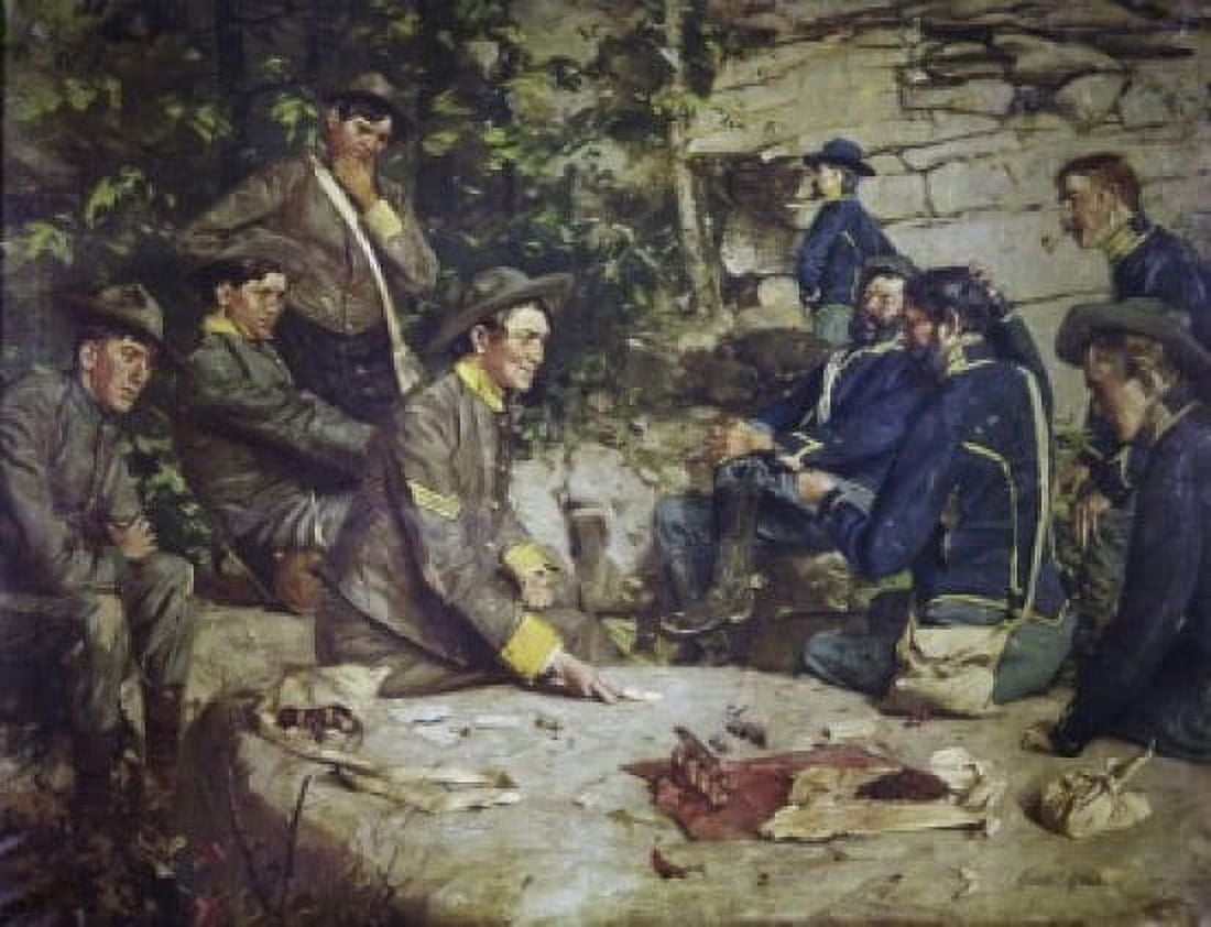 Between the Lines Gilbert Gaul (1855-1919 American) Canvas Art - Gilbert Gaul (18 x 24)