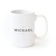 thumbnail image 1 of Between the Lines Personalized Name Coffee Mug, 1 of 3