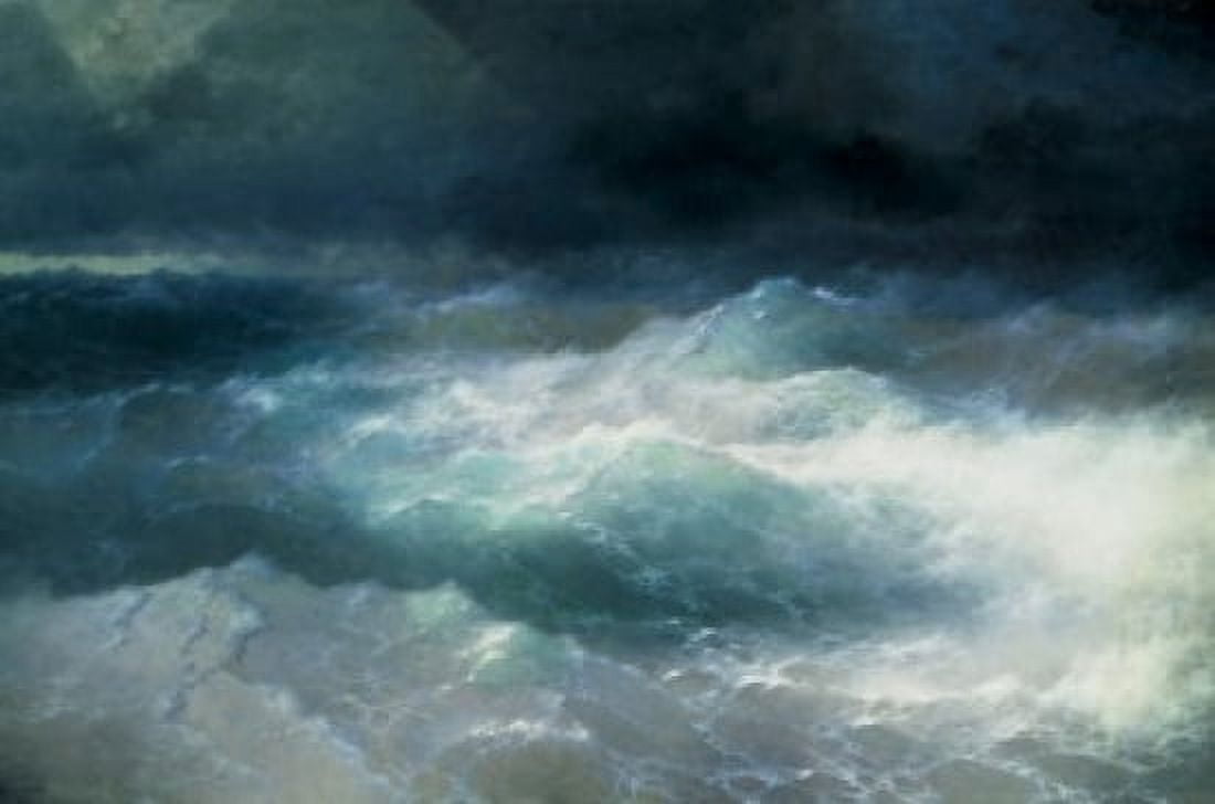 Between the Waves 1898 Ivan Aivazovsky (1817-1900Russian) Painting Aivazovsky Art Museum Feodosiya Russia Canvas Art - Ivan Aivazovsky (18 x 24)