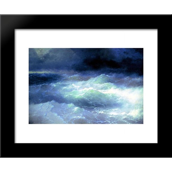 Between the waves 20x24 Framed Art Print by Aivazovsky, Ivan