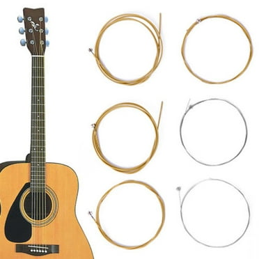 Beuautybox Acoustic Guitar Strings, Phosphor Bronze Extra Light Steel Strings 6-Piece