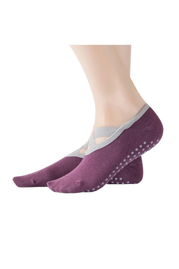 Ankle Socks Clearance, Women Yoga Socks Non Slip Bandage Sports Girls Ballet Dance Sock Slippers Compression Socks for Women Crew Socks for Women No Show Socks Womens C One Size