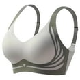 thumbnail image 1 of Beugl Bras for Women Super Gather Bra Soft Comfortable Gather Bra Wireless Push Up Bra Lift Bra Women Lingerie Everyday Sports Bras Bralettes for Women, Sports Bras for Women L Mint Green, 1 of 7