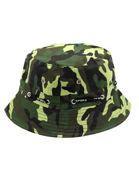 Bucket Hat, Mens and Womens Summer Fashion Casual Sun Protection Shade Going out Basin Bucket Hat Beach Hat, Sun Hats for Women Army Green One size