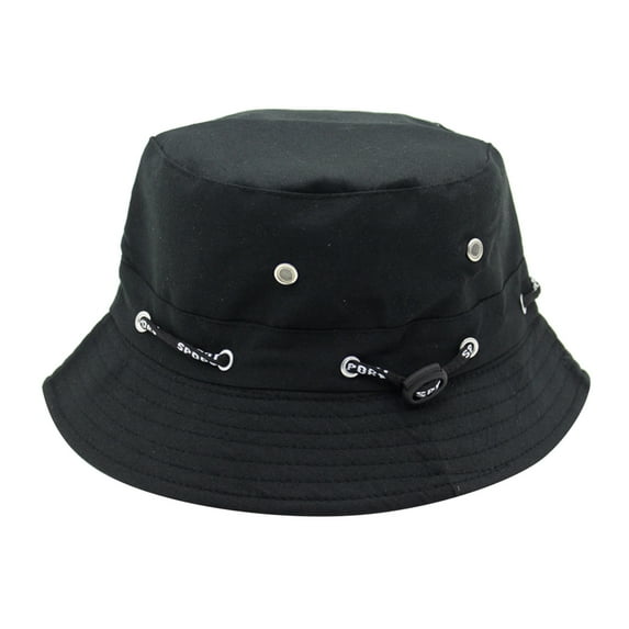 Beugl Bucket Hat, Mens and Womens Summer Fashion Casual Sun Protection Shade Going out Basin Bucket Hat Beach Hat, Sun Hats for Women Black One size