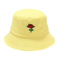 thumbnail image 1 of Beugl Bucket Hat, Unisex Adult Women Men Rose Print Sunscreen Going outs Flower Cap Bucket Hat Beach Hat, Sun Hats for Women Yellow One size, 1 of 2