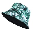 thumbnail image 1 of Beugl Bucket Hat, Unisex Print Double Side Wear Reversible Bucket Hat Trendy Cotton Twill Canvas Sun Fishing Hat Fashion Cap Bucket Hat Beach Hat, Sun Hats for Women Grey One size, 1 of 2
