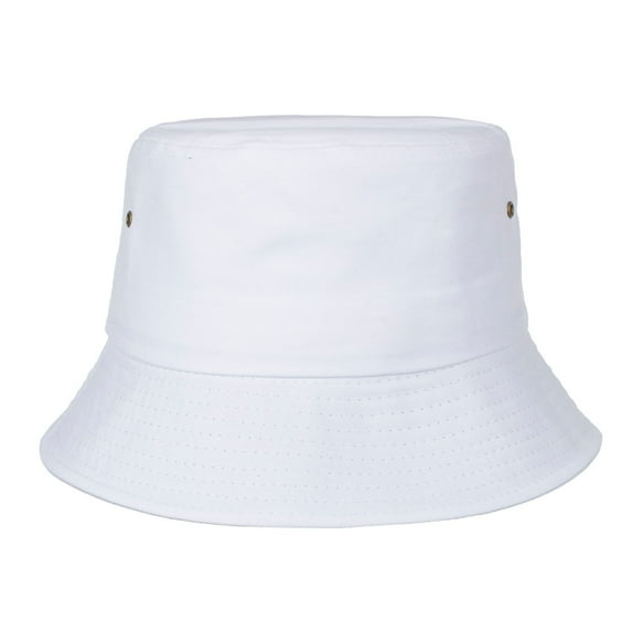 Beugl Bucket Hat, Women Men Sunscreen Sun Protection Going out Solid Color Bucket Hat Basin Cap Bucket Hat Beach Hat, Sun Hats for Women White One size