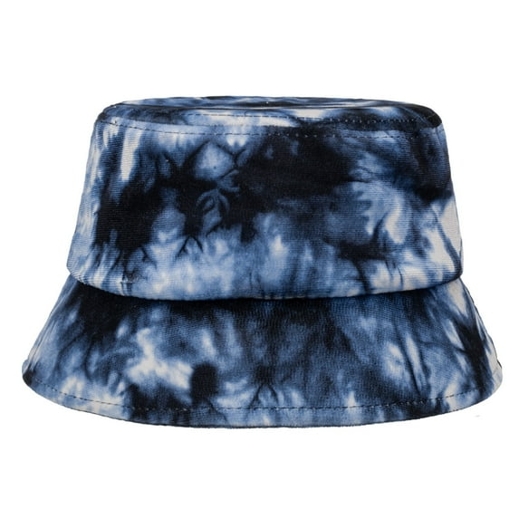 Beugl Bucket Hat, Women Men Sunscreen Sun Protection Going out Print Bucket Hat Basin Cap Bucket Hat Beach Hat, Sun Hats for Women Blue One size