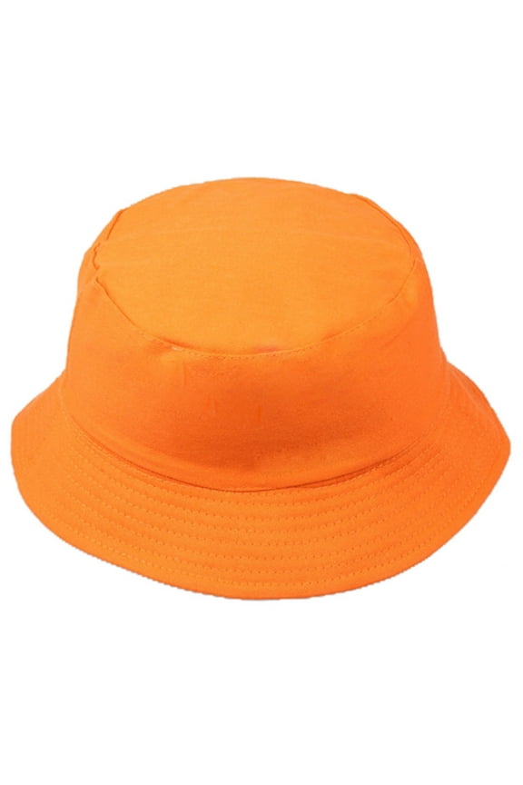Bucket Hats Clearance, Cap Outdoors Wild Fisherman Women Fashion Unisex Sun Men Hat Baseball Caps Sun Hats for Women, Bucket Hats for Men Orange One Size