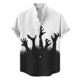 Beugl Mens Halloween Shirts, Men's Casual Fashionable Loose and Trendy