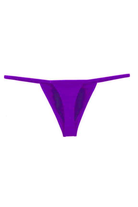 Mens Thong Clearance, Mens Open Back Low Waist Underpants Briefs G-String Thong Underwear Mens Underwear, Underwear for Men XL Purple