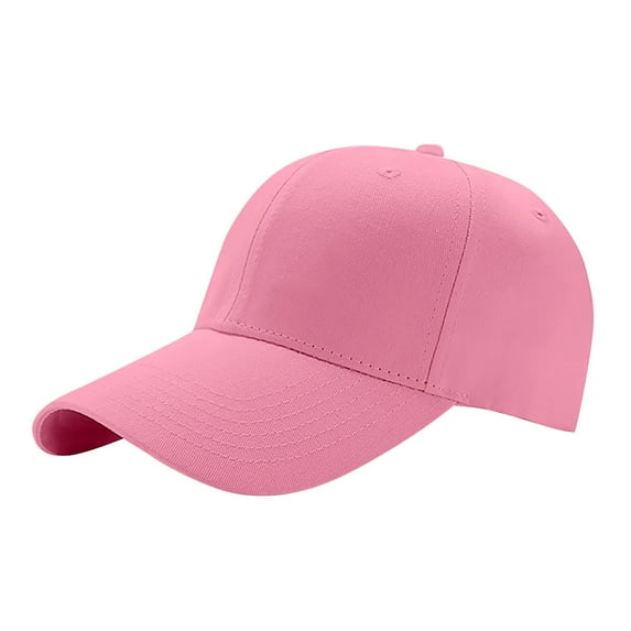 Beugl Sun Hat Clearance, Baseball Casual Summer Summer Outdoors 1Pc Color Solid Women's Cap Sports Men's Hat and Baseball Caps Summer Hats Beach Hats Hot Pink