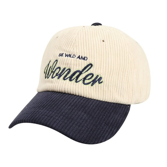 Beugl Sun Hat Clearance, Classic Corduroy Baseball Cap Vintage Hat Casual Prep Golf Fashion Stylish Summer Hats Baseball Hat Bucket Hat Beach Hats Trucker Hats Women Navy