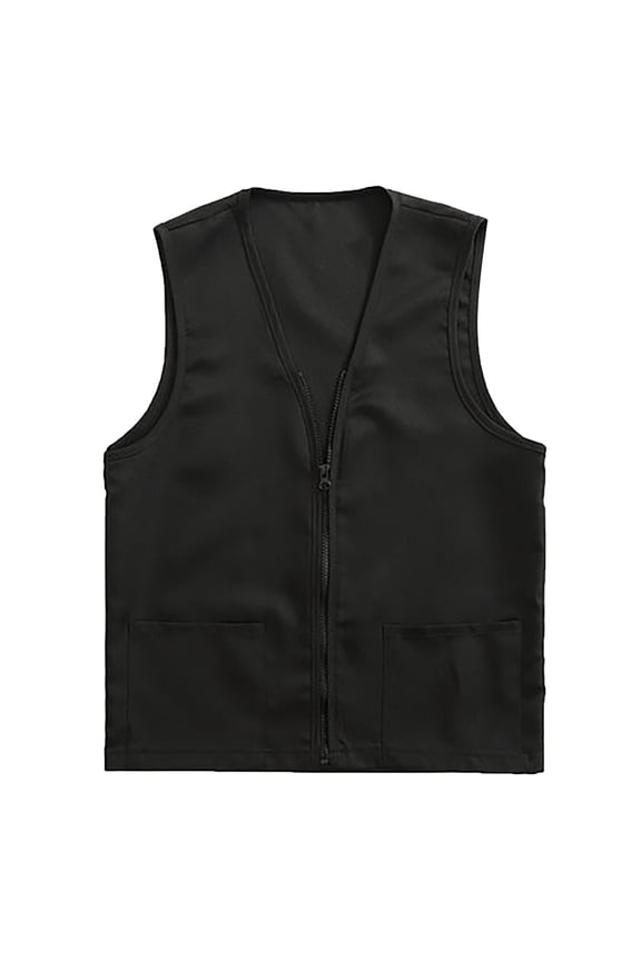 Supermarket Vest, Adult Postulant Activity Vest Supermarket Vests Clerk Workwear Work Vest, Volunteer Vest Black XL