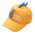 thumbnail image 1 of Beugl Visor Hats Clearance, Kids Baby Boys Girls Dinosaur Embroidered Cap Fashion Baseball Cap Peaked Hat Baseball Cap Women Sun Hats for Women Yellow One Size, 1 of 5
