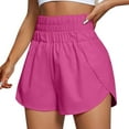 thumbnail image 1 of Beugl Womens Shorts Clearance, Womens Running Quick Dry Shorts Workout Elastic Waist Athletic Yoga Pants Sports Pants Biker Shorts Women, Shorts for Women Trendy Hot Pink XXL, 1 of 6