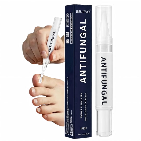 Beuifvo Antifungal Pen - UNDECYLENIC ACID 25% - Toenail Fungus Treatment, Cures Most Athletes Foot, Jock Itch & Ringworm