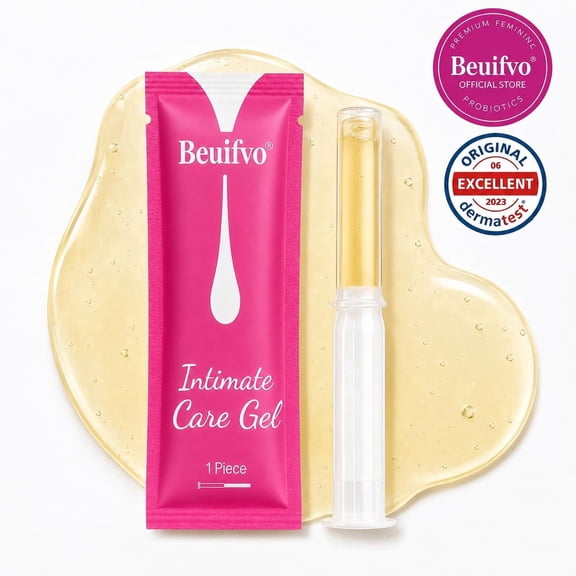 Beuifvo Feminine Intimate Gel, Probiotic & Herbal Formula for pH Balance, Odor Control & Vaginitis Relief, Soothing & Rejuvenating Care,1 piece