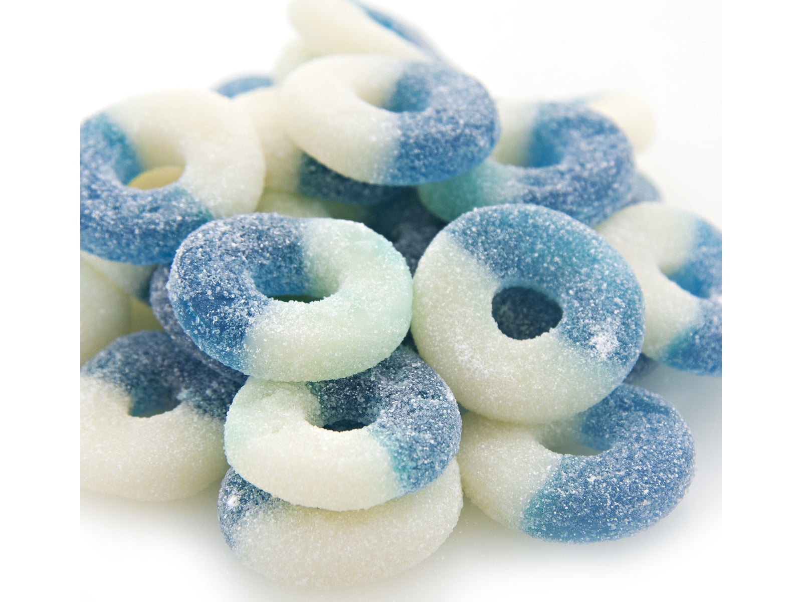 Beulah's Gummy Blue Raspberry Rings, 1 Pound Package, 60 Pieces of ...