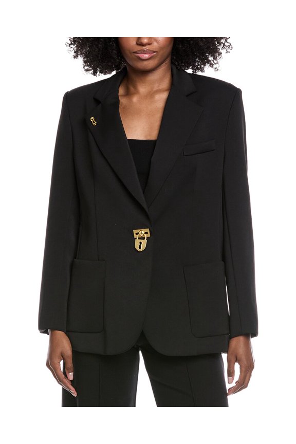 womens Blazer, M/L, Black