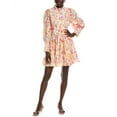thumbnail image 1 of Beulah womens  Eyelet Mini Dress, s, Yellow, 1 of 3