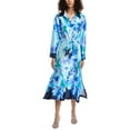 thumbnail image 1 of Beulah womens  Maxi Shirtdress, ALL, Blue, 1 of 3