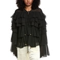thumbnail image 1 of Beulah womens  Solid Blouse, s, Black, 1 of 3