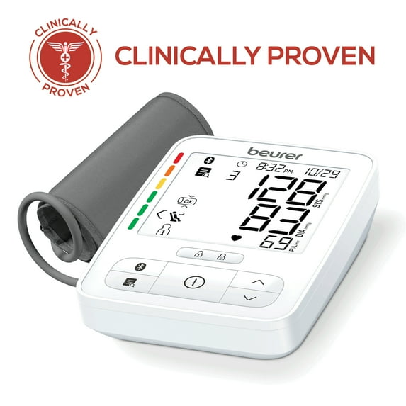 Beurer Deluxe 600 Blood Pressure Monitor with Bluetooth, FSA & HSA Eligible, Wide-Range Upper Arm Cuff, Stores 120 Readings for 2 Users