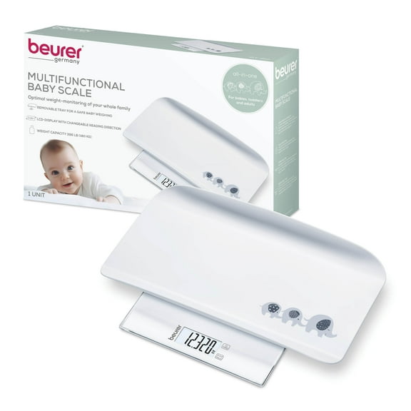 Beurer Multifunctional Baby Scale for Infants, Kids, Adults, and Pets, BY82