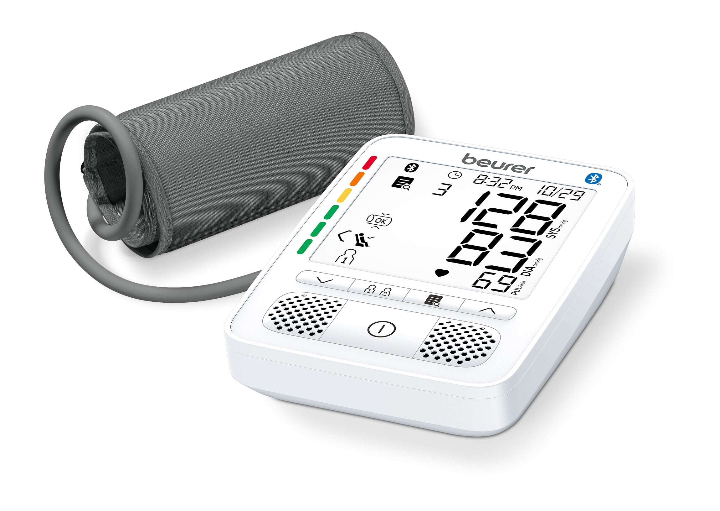 Beurer Premium Upper Arm Blood Pressure Monitor, Bluetooth and Talking