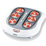 Beurer Shiatsu Foot Massager 18 Rotating Massage Heads, Relax Sore & Tired Feet with Deep Tissue, Heat Function, FM60