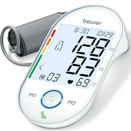 Beurer Universal Cuff Blood Pressure Machine, Battery Operated, BM55