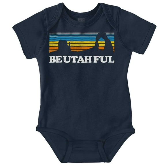 Beutahful Utah Arch State Park Romper Boys or Girls Infant Baby Brisco Brands 24M